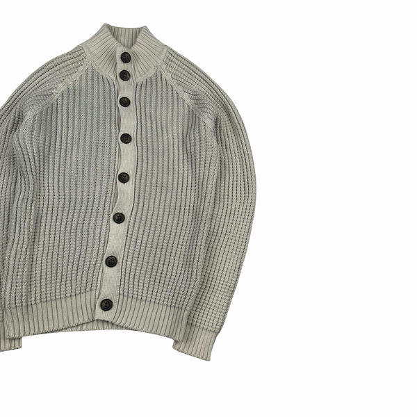 Dolce & Gabbana Heavyweight Cotton Buttoned Knit Jumper - Medium