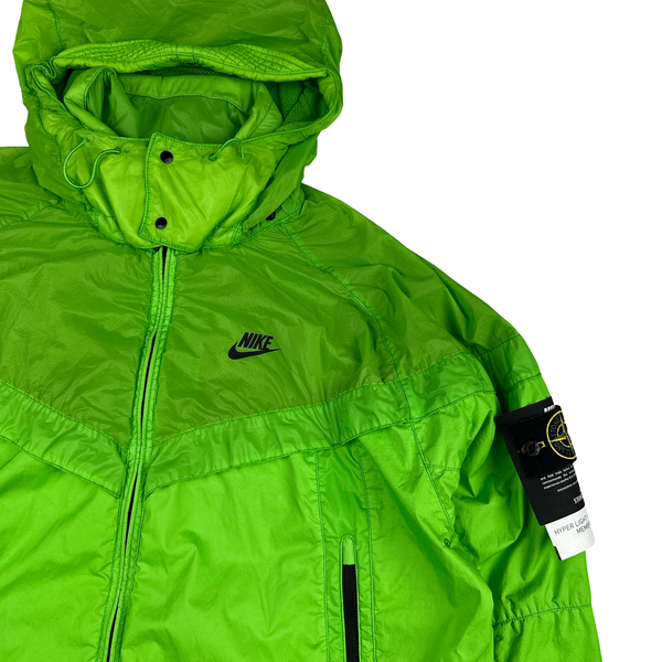 Stone Island x Nike Green Hyperlight Membrana Windrunner Jacket - XL