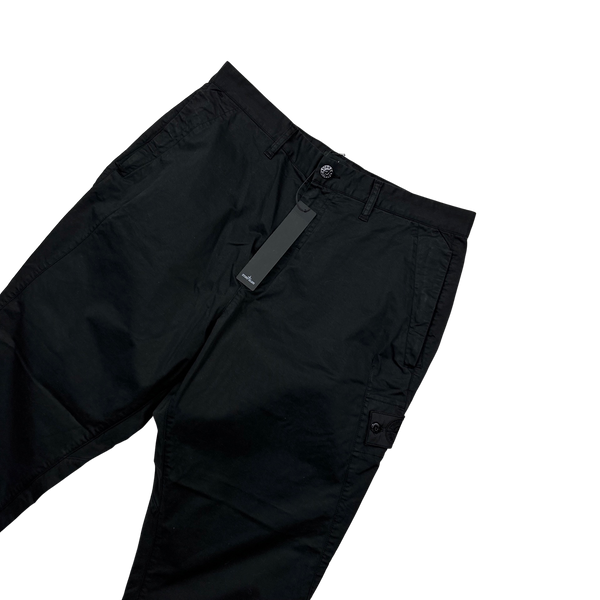 Stone Island 2020 Black Ghost Cargo Trousers - 34"
