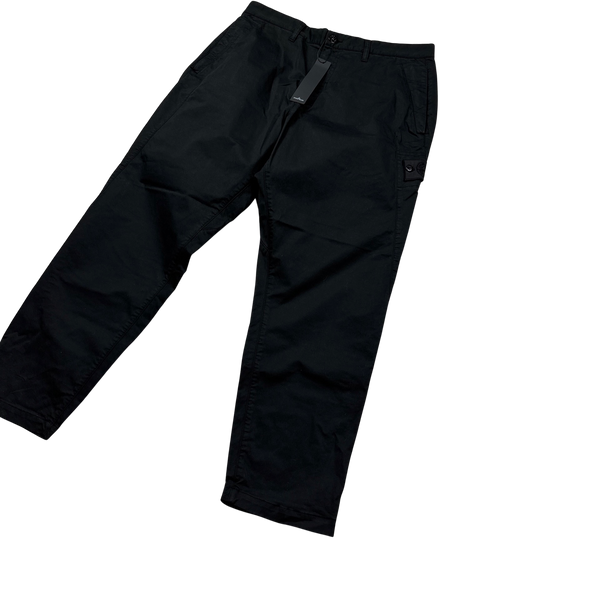 Stone Island 2020 Black Ghost Cargo Trousers - 34"