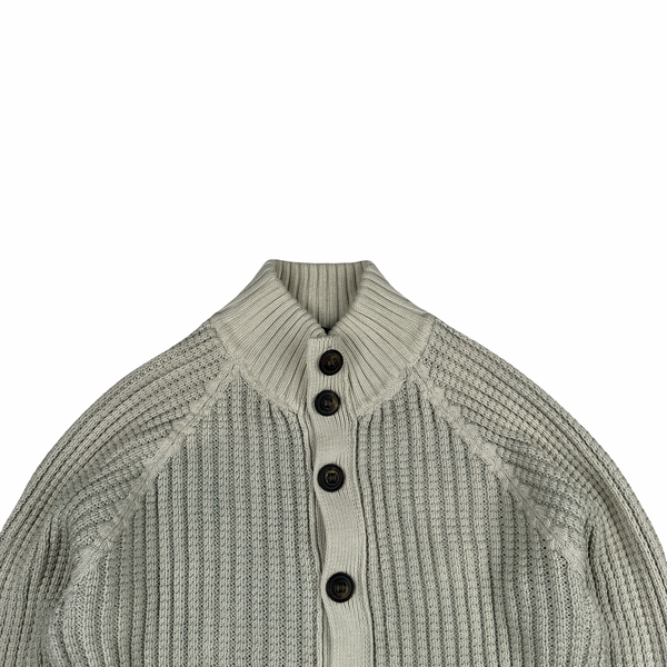 Dolce & Gabbana Heavyweight Cotton Buttoned Knit Jumper - Medium
