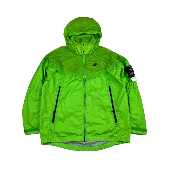 Stone Island x Nike Green Hyperlight Membrana Windrunner Jacket - XL
