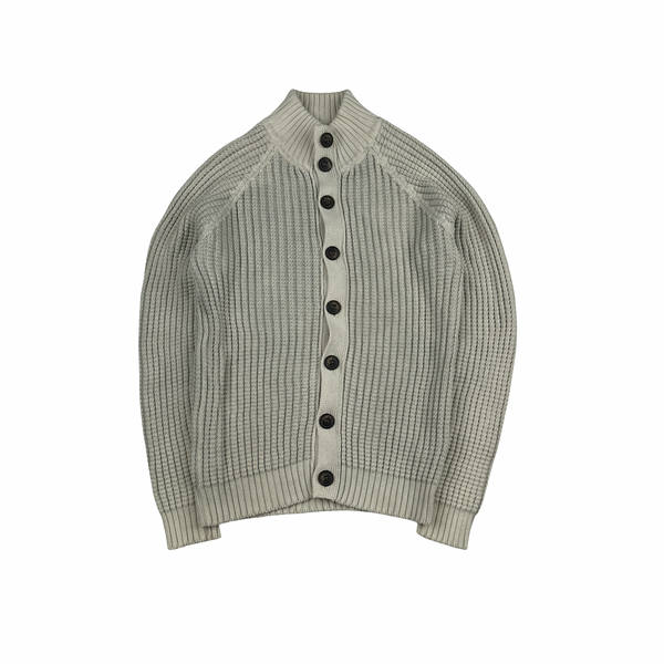 Dolce & Gabbana Heavyweight Cotton Buttoned Knit Jumper - Medium