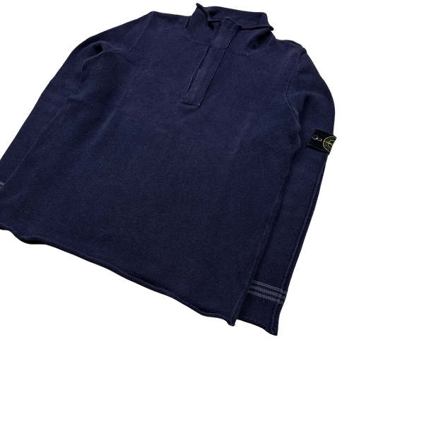 Stone Island 2003 Silk Blend Vintage Knit Pullover - Large