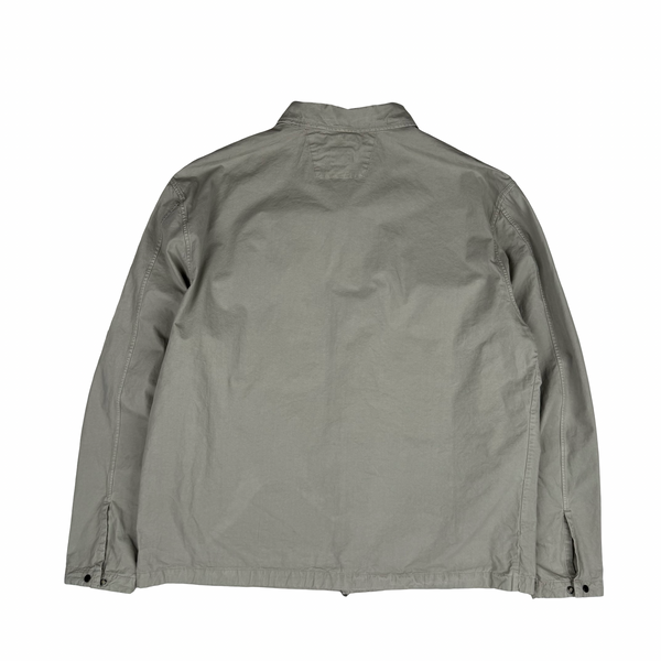 CP Company Beige Buttoned Cotton Overshirt - XL