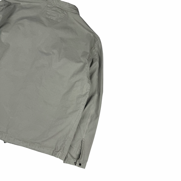 CP Company Beige Buttoned Cotton Overshirt - XL