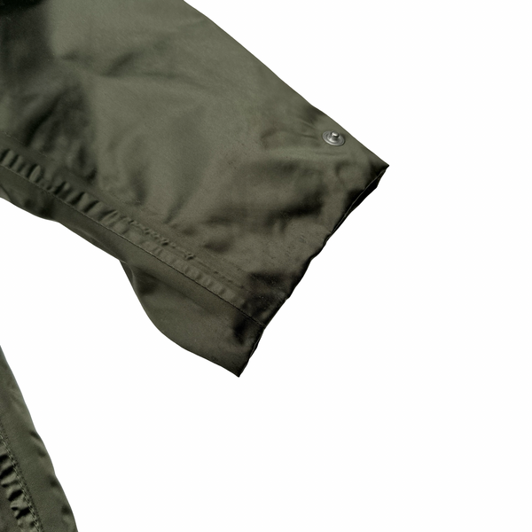 Belstaff Nylon Khaki Multi Pocket Field Fleece Lined Jacket - Medium