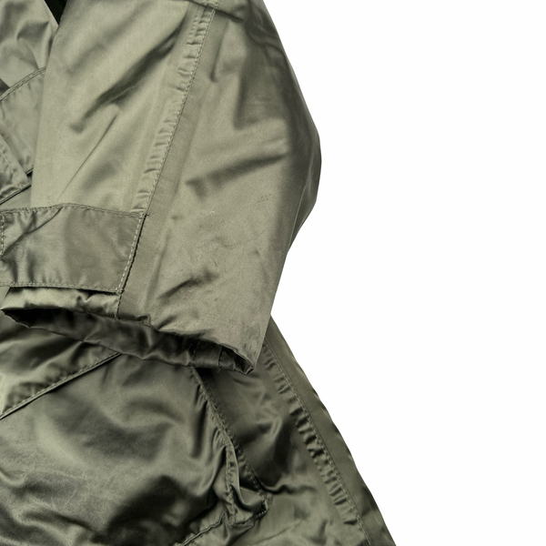 Belstaff Nylon Khaki Multi Pocket Field Fleece Lined Jacket - Medium