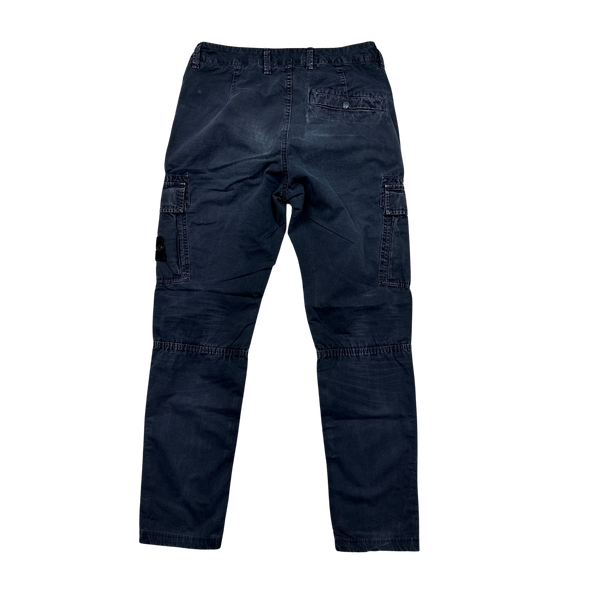 Stone Island SL Navy 2022 Cargo Trousers - 29"