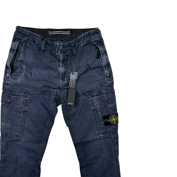 Stone Island SL Navy 2022 Cargo Trousers - 29"