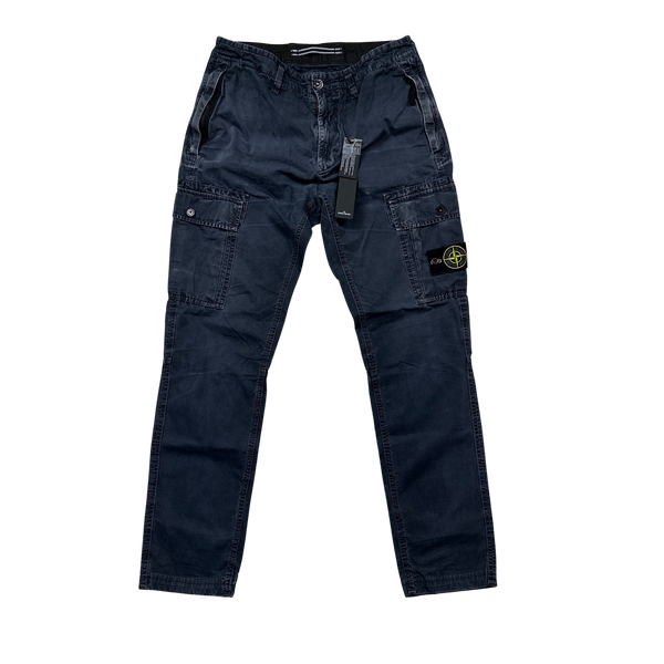 Stone Island SL Navy 2022 Cargo Trousers - 29"