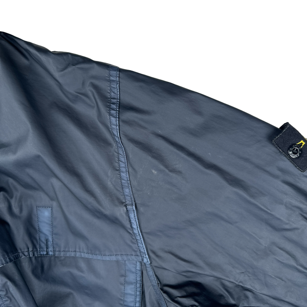 Stone Island 2014 Navy Mussola Gommata Jacket - XL