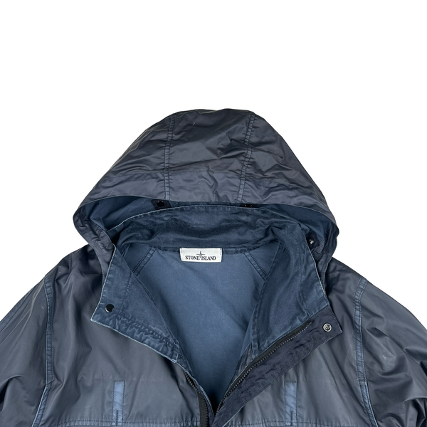 Stone Island 2014 Navy Mussola Gommata Jacket - XL