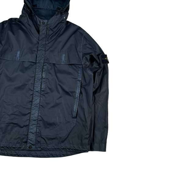 Stone Island 2014 Navy Mussola Gommata Jacket - XL