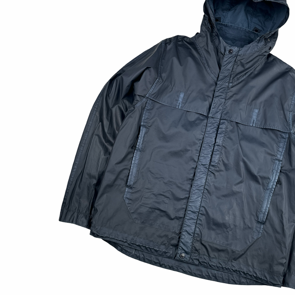 Stone Island 2014 Navy Mussola Gommata Jacket - XL