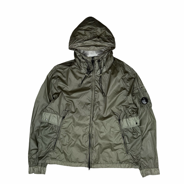 CP Company Light Khaki Green CS II Lens Viewer Lightweight Jacket - XL
