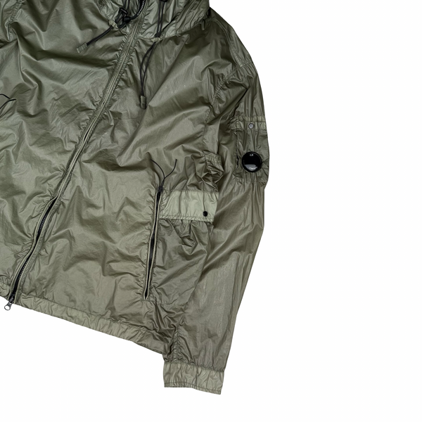 CP Company Light Khaki Green CS II Lens Viewer Lightweight Jacket - XL