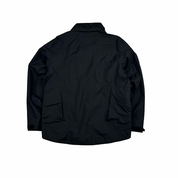 CP Company Black Goretex Infinium Waterproof Zipped Jacket - Large