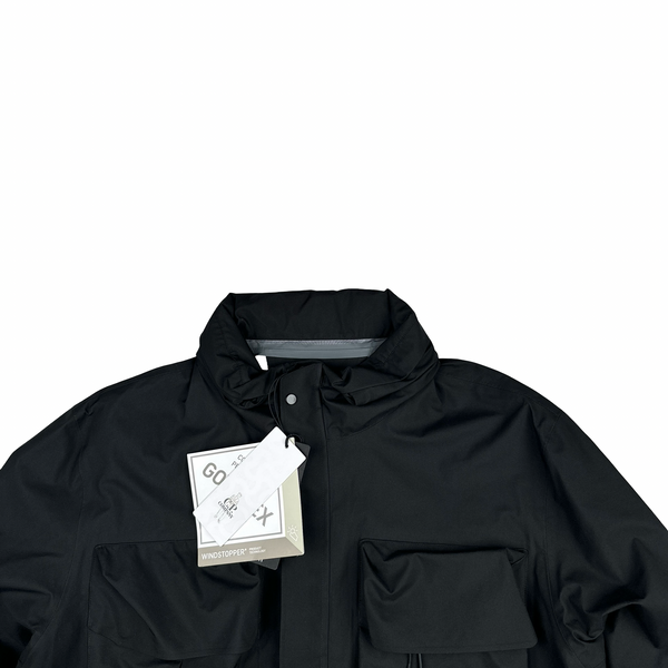 CP Company Black Goretex Infinium Waterproof Zipped Jacket - Large