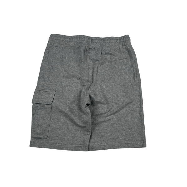 CP Company Grey Cotton Lens Viewer Shorts - Small