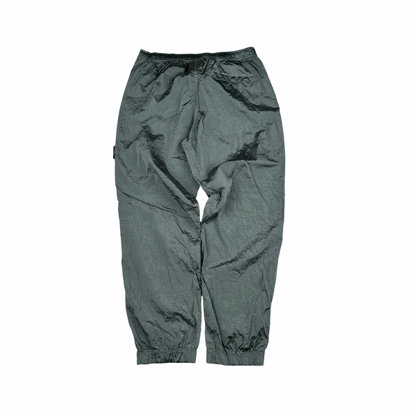 Stone Island 2023 Light Navy Blue Nylon Metal Econyl Trousers - 36"