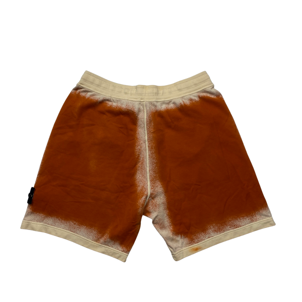 Stone Island 2023 Cotton Orange Sprayed Shorts M L XL XXL