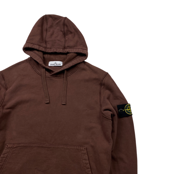 Stone Island 2021 Terracotta Pullover Cotton Hoodie - Large