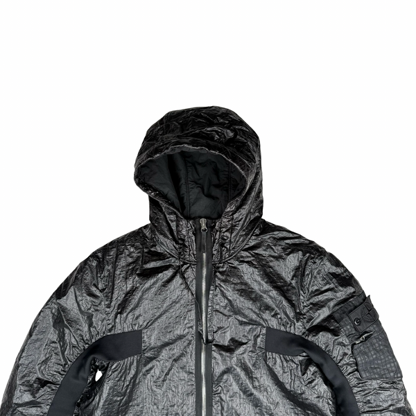 Stone Island Black Shadow Project Dual Grid Nylon Parka - Large