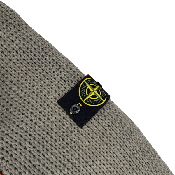 Stone Island Beige/Orange President Knit Down Bomber Jacket - XXL