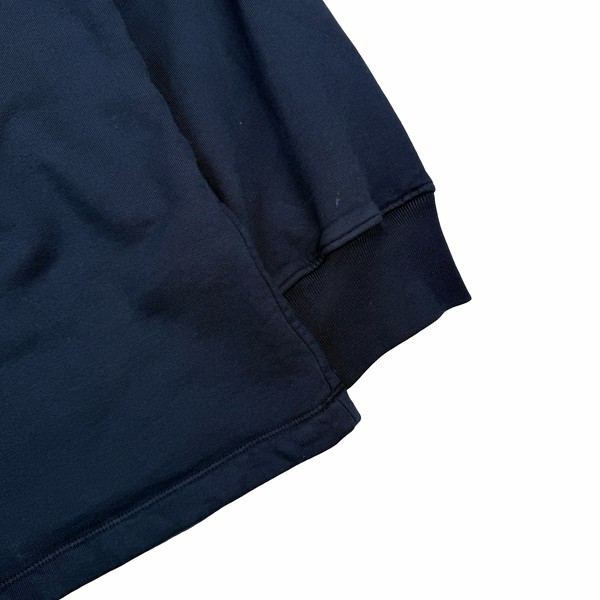 CP Company X Palace Navy Quarter Zip Goggle Smock Cotton Pullover - XXL