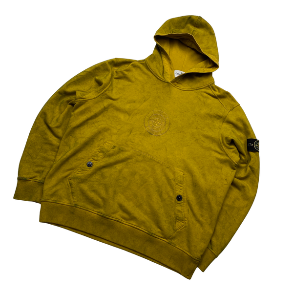 Stone Island x Supreme 2019 Dust Treatment Hoodie - XL