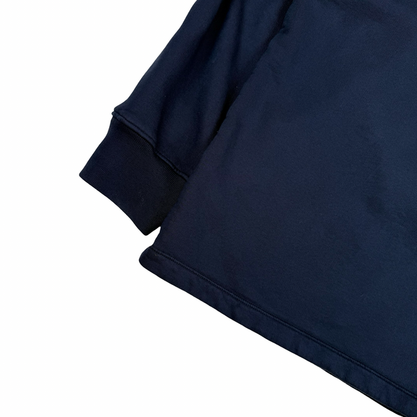 CP Company X Palace Navy Quarter Zip Goggle Smock Cotton Pullover - XXL