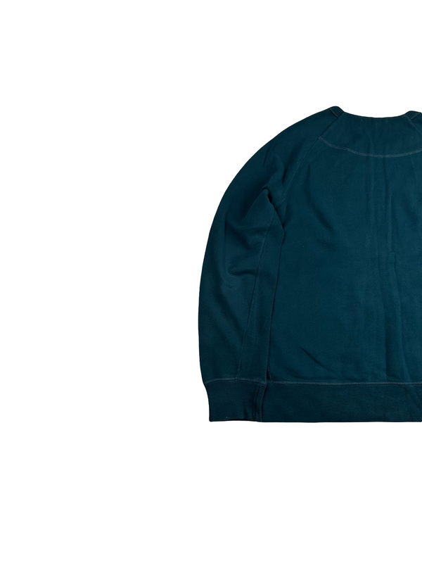 CP Company Blue Spellout Comic And Cars Graphic Crewneck Sweatshirt - Large