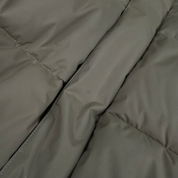 Carhartt Khaki Milter Quilted Hooded Puffer Jacket - Medium