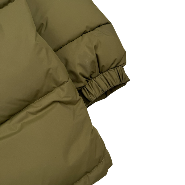 Carhartt Khaki Milter Quilted Hooded Puffer Jacket - Medium