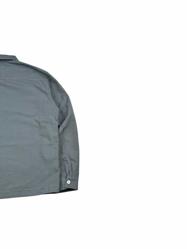 Stone Island 2024 Grey Cotton Ripstop Overshirt - XL
