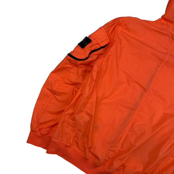 Stone Island 2022 Coral Naslan Light Watro TC Hooded Jacket - Large