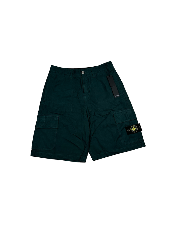 Stone Island 2023 Sea Green Loose Fit  Shorts - 30"