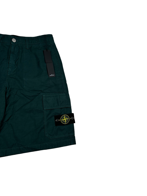 Stone Island 2023 Sea Green Loose Fit  Shorts - 30"