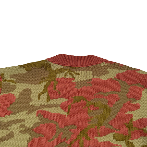 Stone Island 2022 Heritage Camo Crewneck Wool Knit Jumper - Medium