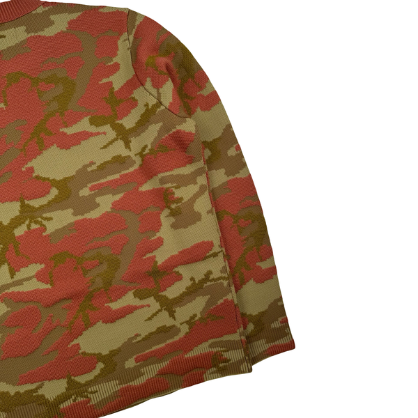 Stone Island 2022 Heritage Camo Crewneck Wool Knit Jumper - Medium