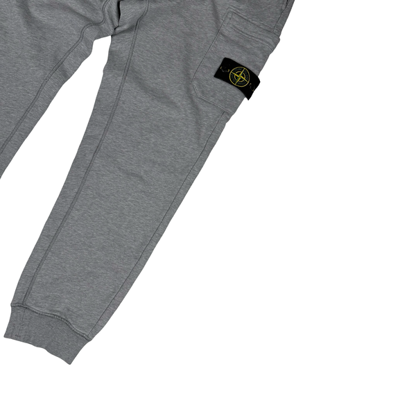 Stone Island Grey Cotton Jogging Bottoms - XL