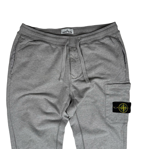 Stone Island Grey Cotton Jogging Bottoms - XL