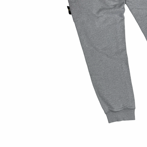 Stone Island Grey Cotton Jogging Bottoms - XL