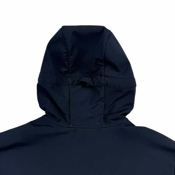 Stone Island 2016 Navy Fleece Lined Soft Shell Jacket - Large