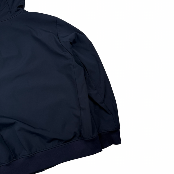Stone Island 2016 Navy Fleece Lined Soft Shell Jacket - Large