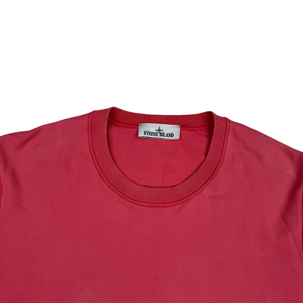 Stone Island 2023 Cerise Pink Crewneck Sweatshirt - Large