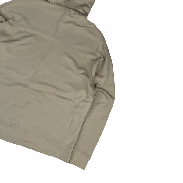 Stone Island 2024 Ghost Beige Cotton Zip Hoodie - XL