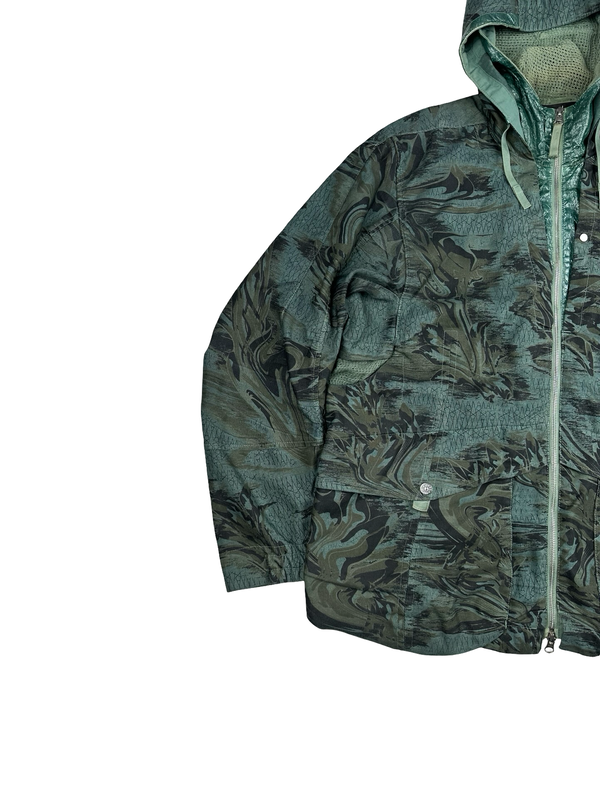 Stone Island 2022 Shadow Project Printed Linen Codura-TC Jacket - XL