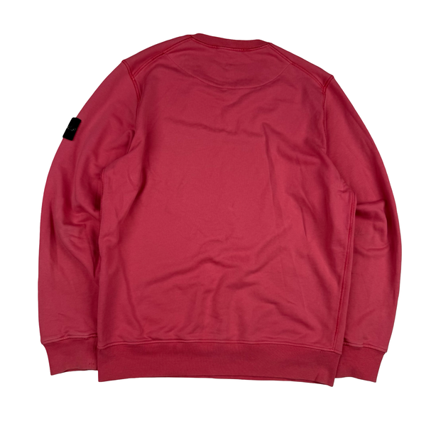 Stone Island 2023 Cerise Pink Crewneck Sweatshirt - Large